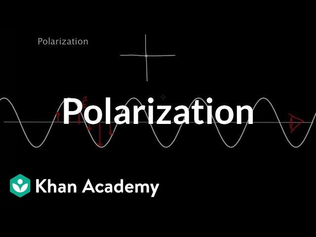 Polarization of light, linear and circular | Light waves | Physics | Khan Academy