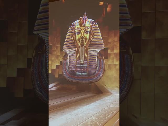 King Tut Immersive Exhibit at the Grand Egyptian Museum #travel #cairo #egypt #kingtut