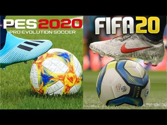 FIFA 20 vs PES 2020 Graphics Comparison (Xbox One, PS4, PC)