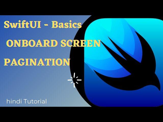 SwiftUI Onboard Screen | Pagination | tutorial for beginners