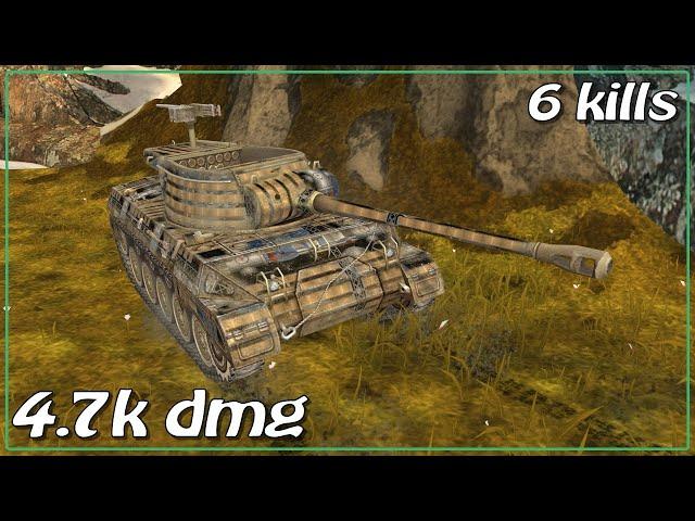 Hellcat • 6 frags • 4.7k dmg • WoT Blitz