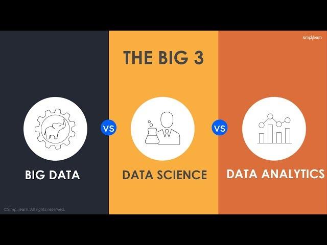 Data Science vs Big Data vs Data Analytics | Simplilearn