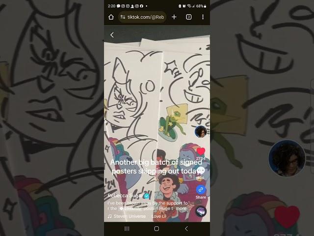 Steven Universe: Rebecca Sugar's TikTok #81 - More Streamily Steven Universe Posters