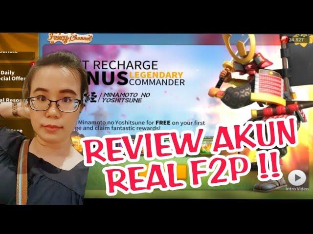 REVIEW AKUN REAL F2P VIP 15 ! F2P JUGA BISA BERTAHAN DI SOC BOS ! RISE OF KINGDOMS INDONESIA