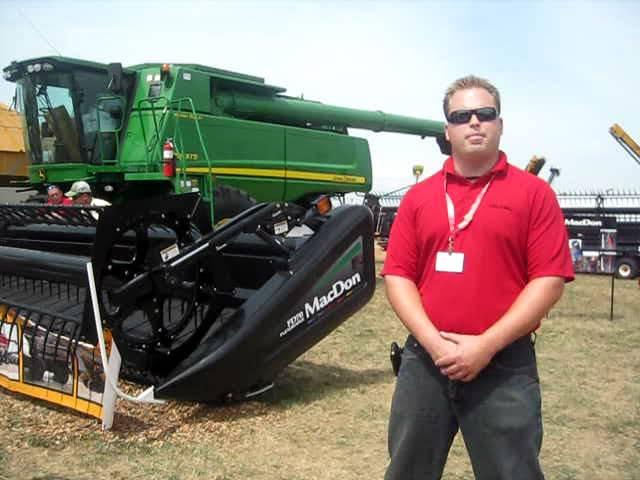 Farm Progress 2011 Video: Mac Don FD 70 Flex Draper