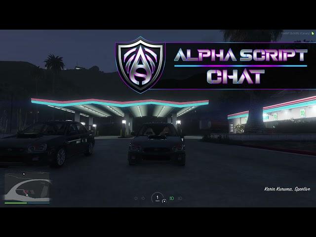 ALPHA Script - chat [ESX] [QB] [FiveM]