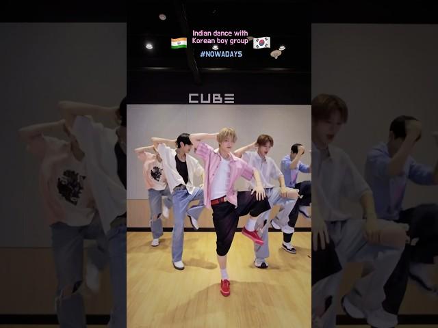 Kurchi Madathapetti dance with Korean boy group NOWADAYS they nailed it! @CUBE_NOWADAYS