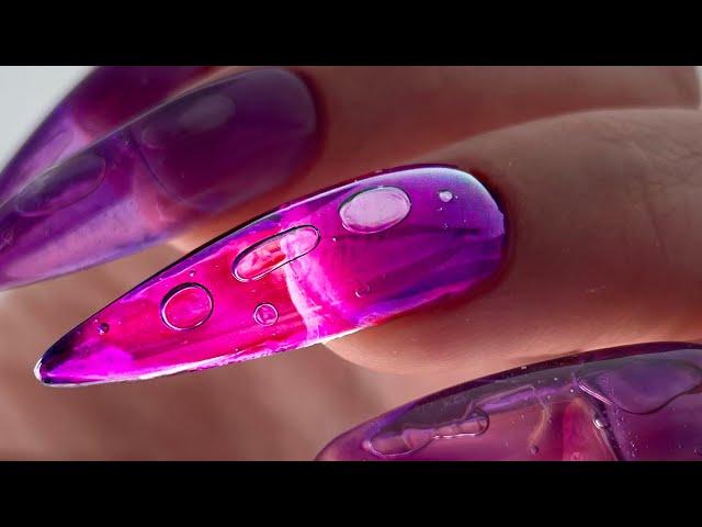 Trying Bubble Nails ◌ Korean Nail Art Trend Tutorial