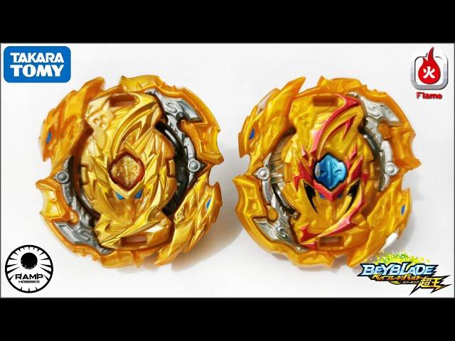 GOLD TURBO LORD SPRIGGAN (Takara Tomy VS Flame) | Real VS Fake | Beyblade Burst Superking Bootleg