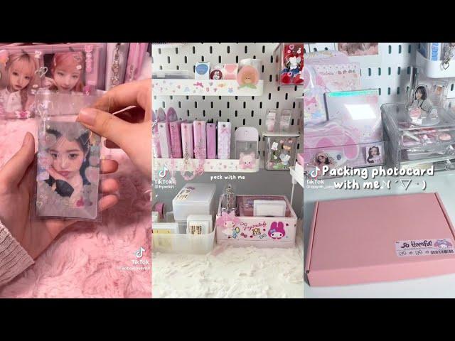 ️packing photocards kpop  #5 [ korean ] tiktok compilation | caroline