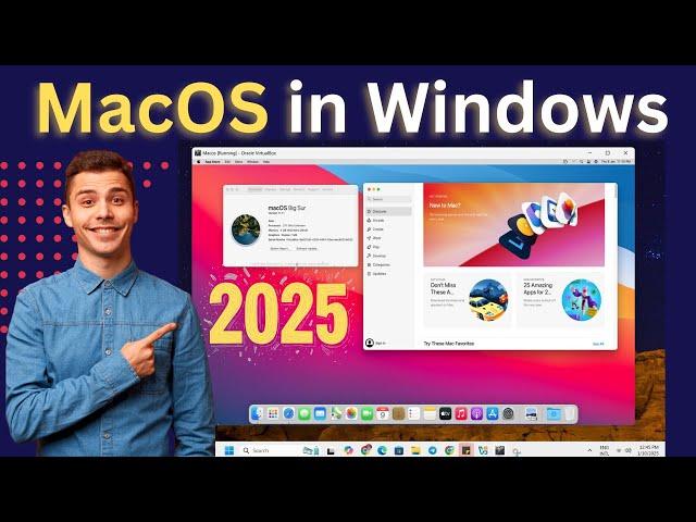Install MacOS on Windows Using VirtualBox | How to Install MacOS on Your Windows in 2025 (NEW)