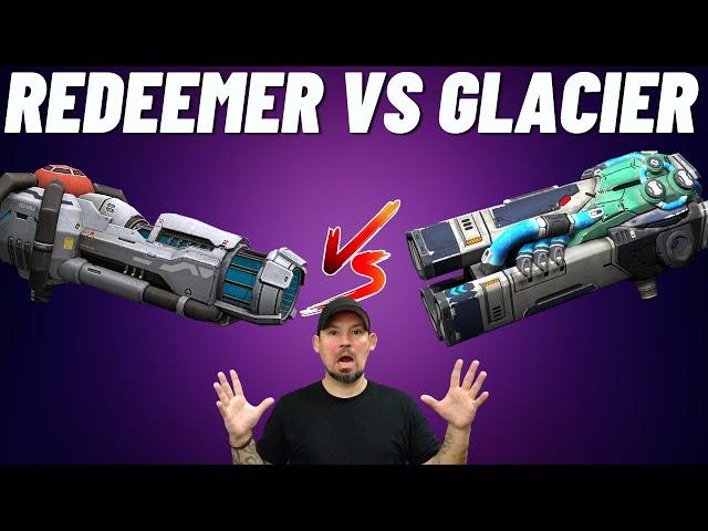 War Robots Redeemer vs Glacier Weapon Comparison | Who Will Win?