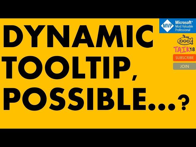 Dynamic Tooltip in Power BI - Multiple tooltip taik18