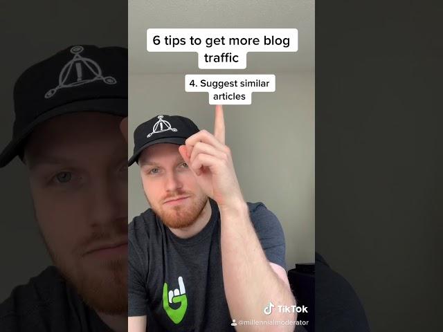 6 tips to get more traffic on your blog | Millennial Moderator | Website Traffic | Blogging Tips