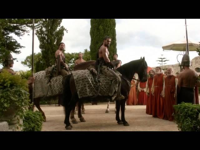 Khal Drogo & Daenerys Targaryen First Meet - Game of Thrones 1x01 (HD)