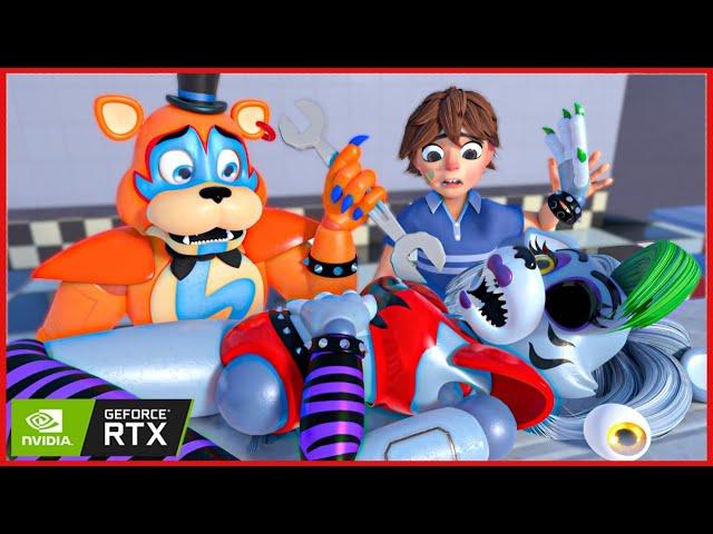 GREGORY REPAIRS ROXY - FNAF SECURITY BREACH ANIMATION 3D #3