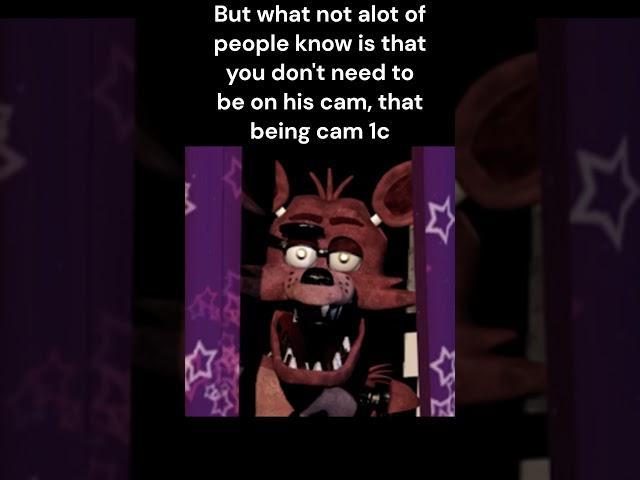 How does foxy work? #fivenights #scary #freddys