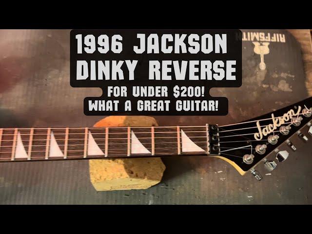 I Bought A 1996 Made In Japan Jackson Dinky Reverse For Under $200 - What A Great Guitar!!