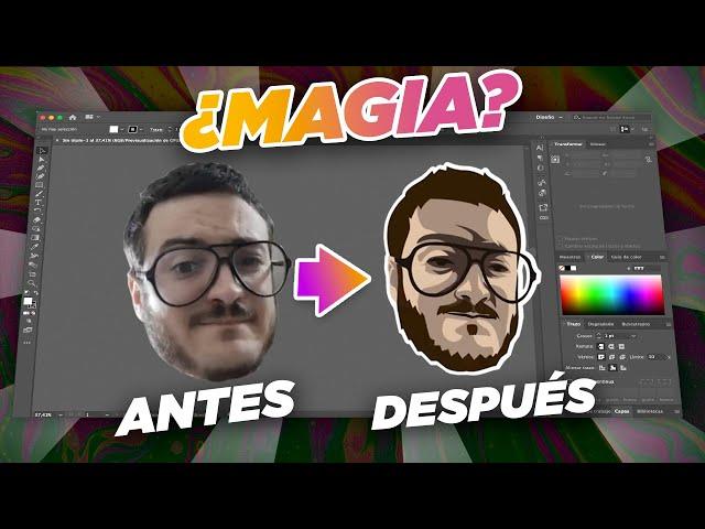 Cómo VECTORIZAR una IMAGEN en illustrator 2022 *GUÍA FÁCIL* ️ | VdeVaporeta