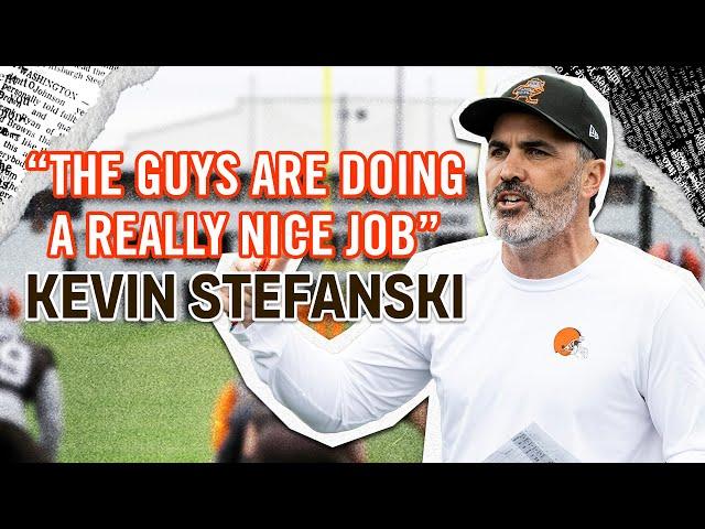 Kevin Stefanski OTA Press Conference: "We love the opportunity to be out here on the practice field"