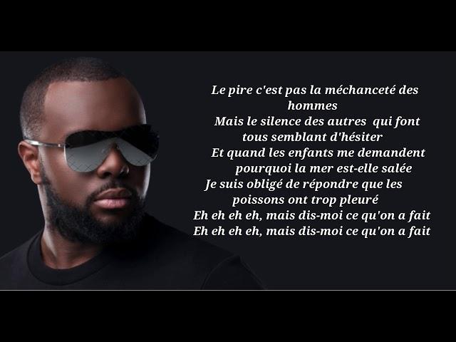 Maître Gims   Le Pire ( Lyrics )