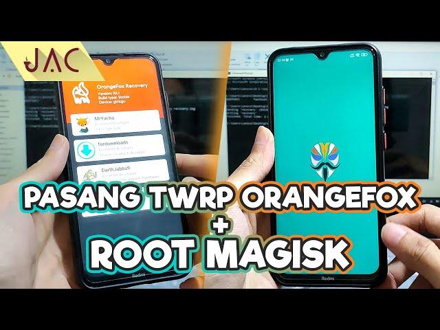 Cara Awal Pasang/Install TWRP OrangeFox + ROOT Redmi Note 8 Ginkgo [JAC Art Code]