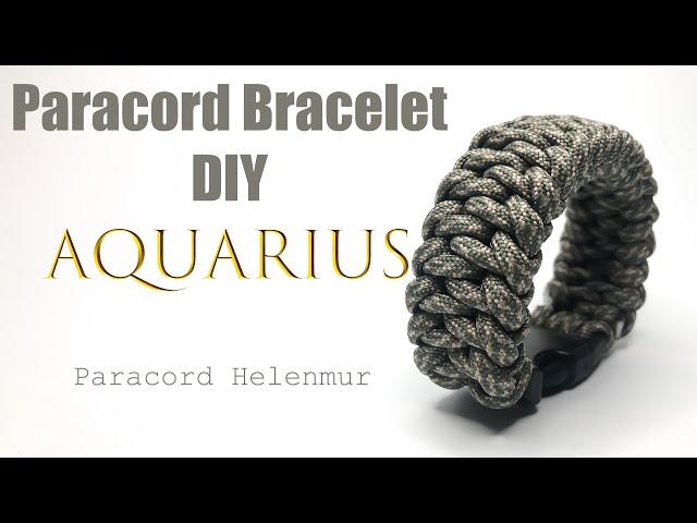 Paracord Bracelet "Aquarius"/Браслет из паракорда "Водолей" DIY