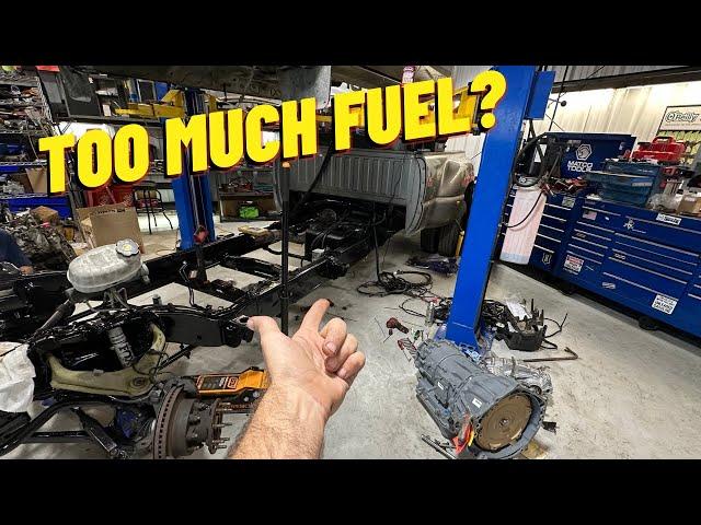 EXTREME Truck Build with the LARGEST Fuel Tank Ever