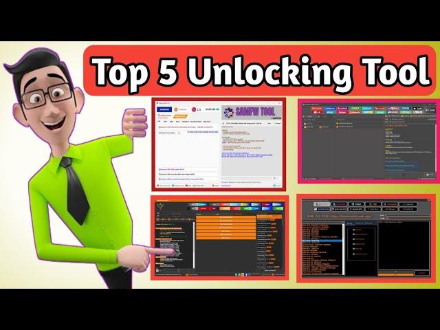 Top 5 Unlocking Free  Tool Crack 2024 | All Models Unlock Tool Without Any Box& Activtion Free