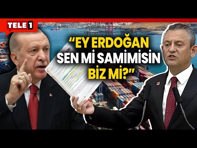 Bakın İsrail'le ticaret nasıl sürüyormuş! Özgür Özel'den Erdoğan'a sert tepki!