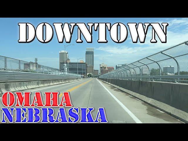 Omaha - Nebraska - 4K Downtown Drive