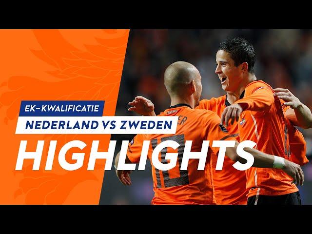 Highlights Nederland - Zweden (12/10/2010) De avond van Afellay 