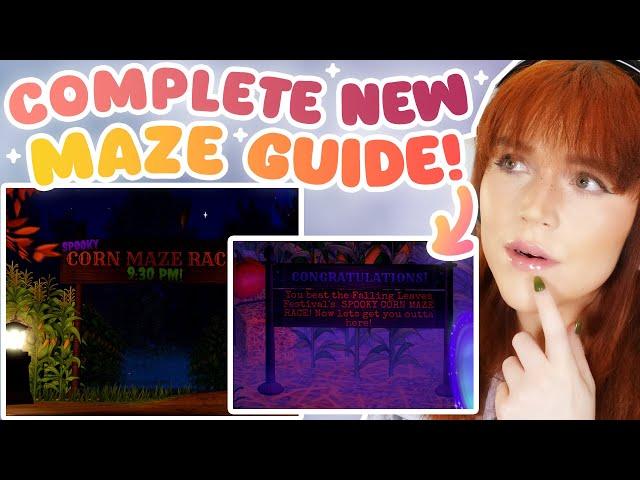 HOW TO COMPLETE THE NEW MAZE IN THE ROYALE HIGH HALLOWEEN UPDATE 2024!  New Corn Maze