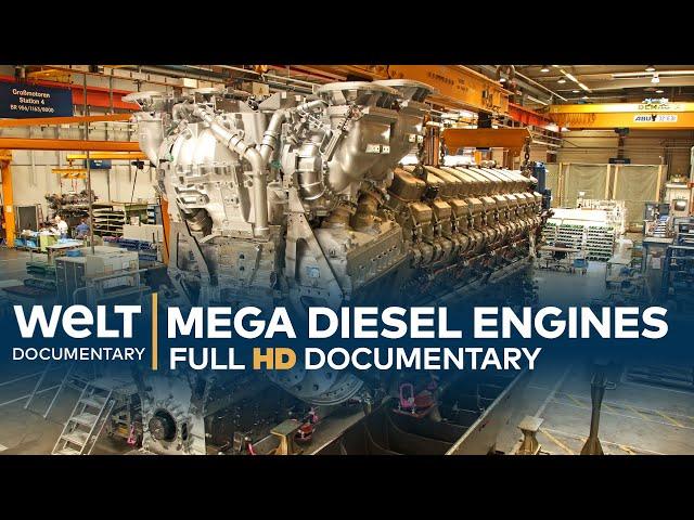 Mega Diesel Engines - How To Build A 13,600 HP Engine | Full Documentary