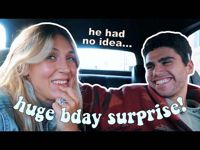 VLOG  surprising my bf for his bday!