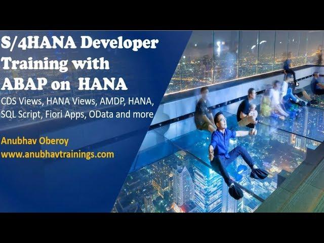 S/4HANA Technical Training | ABAP on HANA with Real-time scenario | Custom Code expert