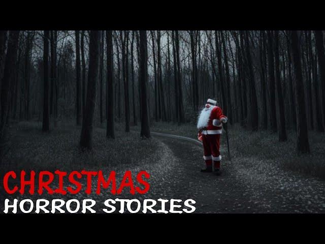 10 Creepy Christmas Horror Stories | With Rain Sound | night sound