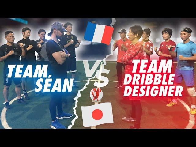 CRAZY STREET FOOTBALL GAME// SÉAN GARNIER VS DRIBBLE DESIGNER !!!