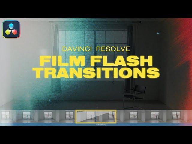 Film Flash Transitions for DaVinci Resolve