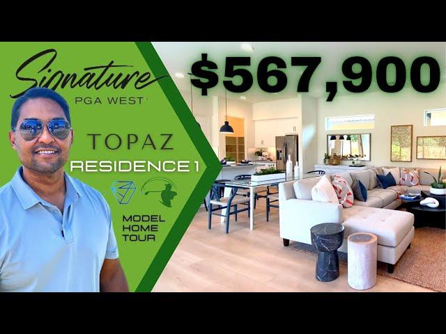 Inside this Beautiful PGA WEST SIGNATURE Topaz Residence 1 Tour priced at $567,900