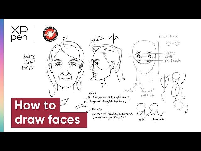 How To Draw Faces Live - Follow along class