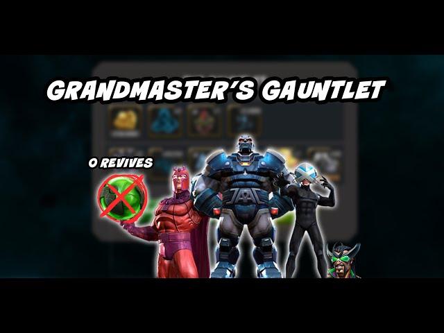 GRANDMASTER'S GAUNTLET 0 REVIVES | Marvel Contest of Champions