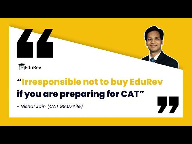 Why EduRev is the best app for CAT?