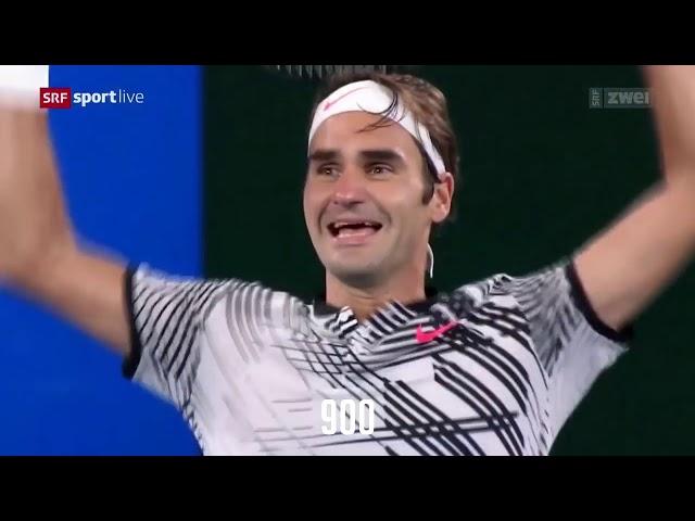 Roger Federer   Top 1000 Best Shots of his Career