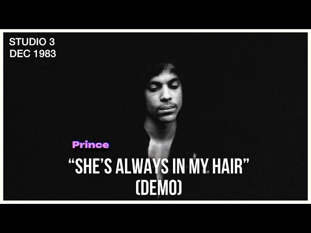 Prince (Demo) 12/83'  "She's Always In My Hair" @sunsetsoundrecorders