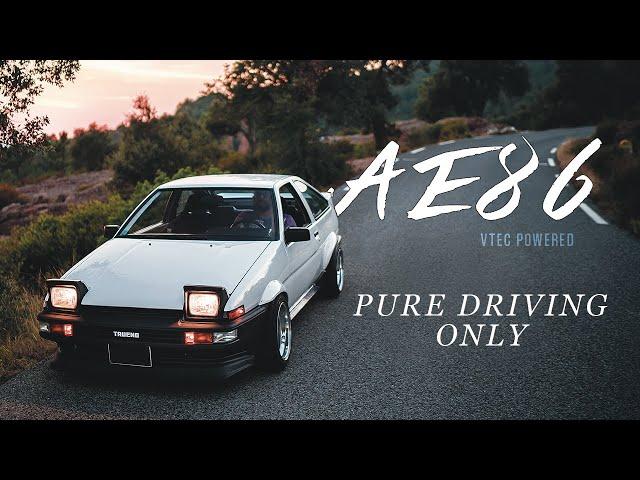 TOYOTA AE86 - VTEC powered: Pure driving only.