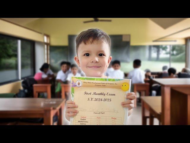 Nitro's 1st Day of School in the Philippines!