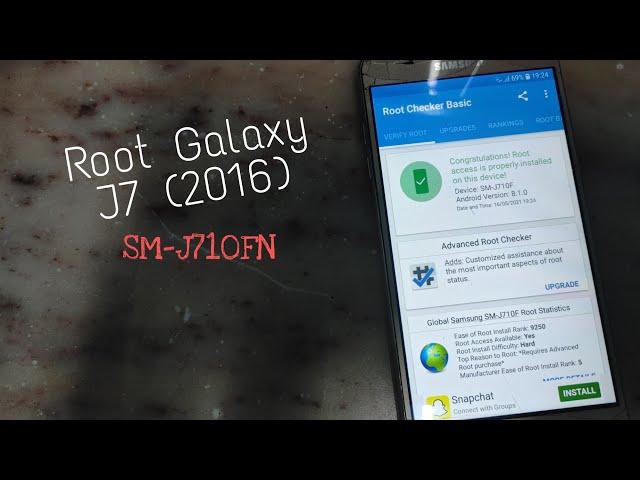 How to root /install TWRP in samsung galaxy j7 2016 /J710FN/ J710F / J710GN Android 7 / 8 | 2021