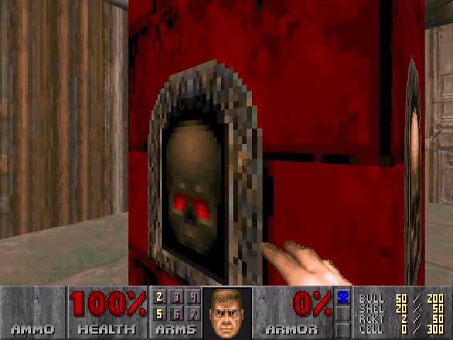 Doom level E3M4, House of Pain: Switch clusters