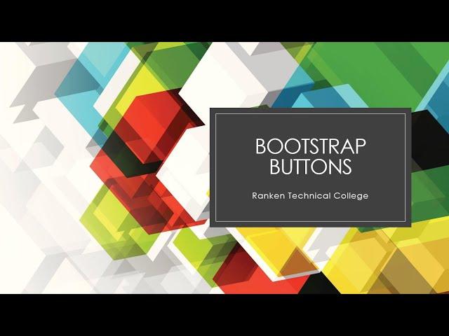 Bootstrap Buttons v4.5